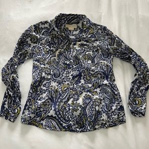 Michael Kors long sleeve shirt, size small.